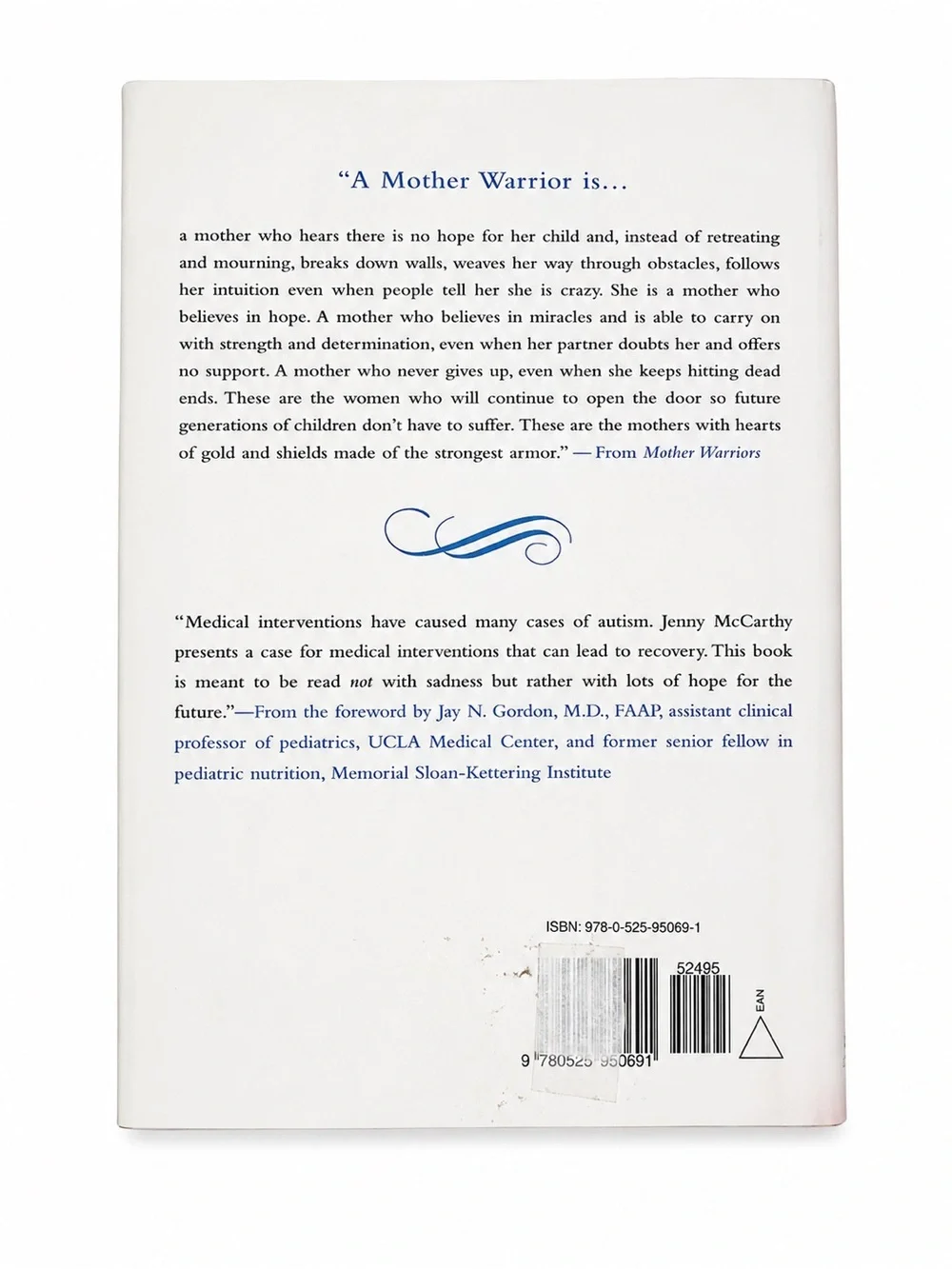 Jenny McCarthy Mother Warriors Hardcover Book Autism Parenting Memoir